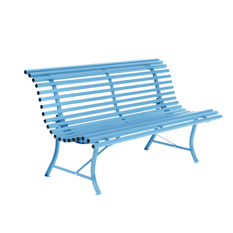 Fermob - Louisiane Bank 150 cm | 150 x 80 x 72 cm / maya-blau