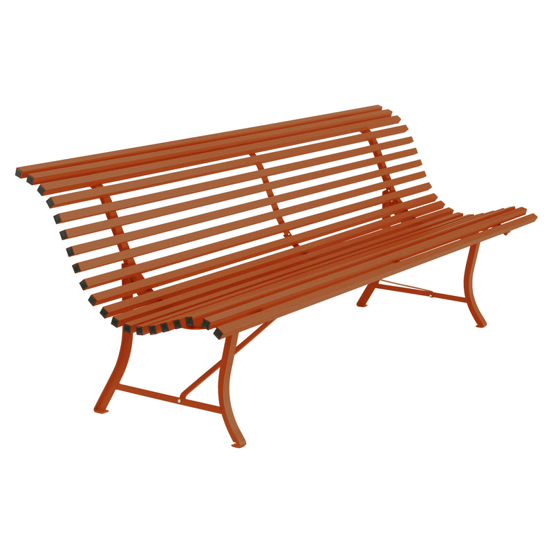 Fermob - Louisiane Bank 150 cm | 200 x 80 x 72 cm / kandierte orange