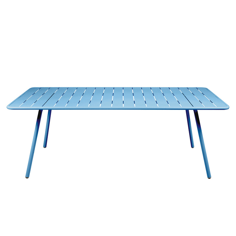 Fermob - Luxembourg Tisch 100 x 207 cm | maya-blau