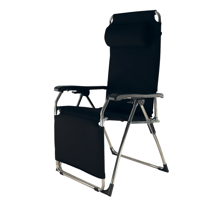Fiam - Amida Aluminium Relaxliege | schwarz