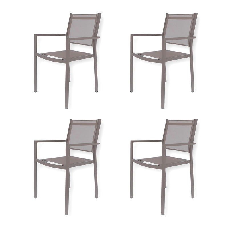 Fiam - Aria Stapelsessel (2er-Set) | taupe