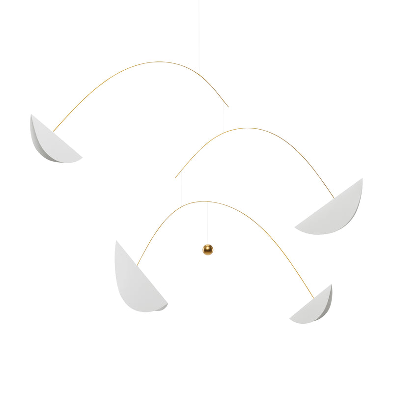 Flensted Mobiles - Life & Thread Mobile | weiß/gold