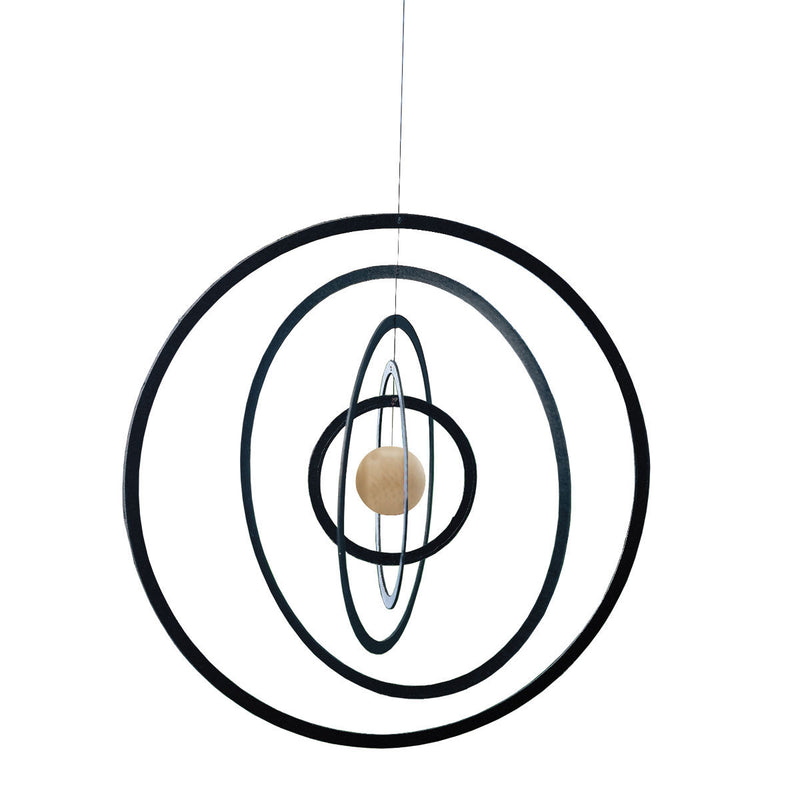 Flensted Mobiles - Science Fiction Mobile | rund / schwarz/natur