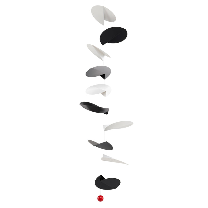 Flensted Mobiles - Turning Leaves Mobile | small / schwarz/weiß
