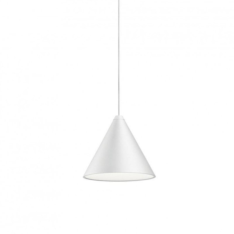 Flos - String Light LED Pendelleuchte Kugelkopf | Kegelkopf / weiß