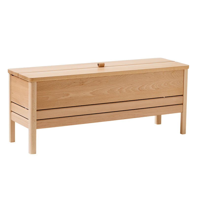 Form & Refine - A Line Truhenbank | Buche / 111 cm