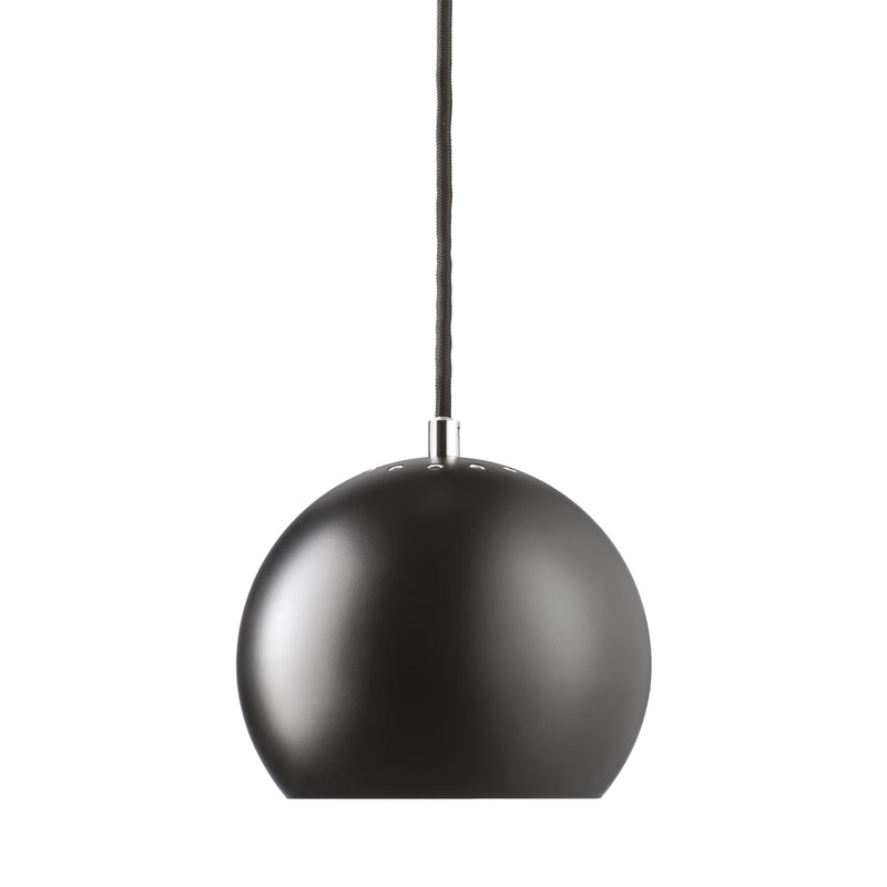 Frandsen - Ball Pendelleuchte | Ø 18 cm / schwarz matt/weiß