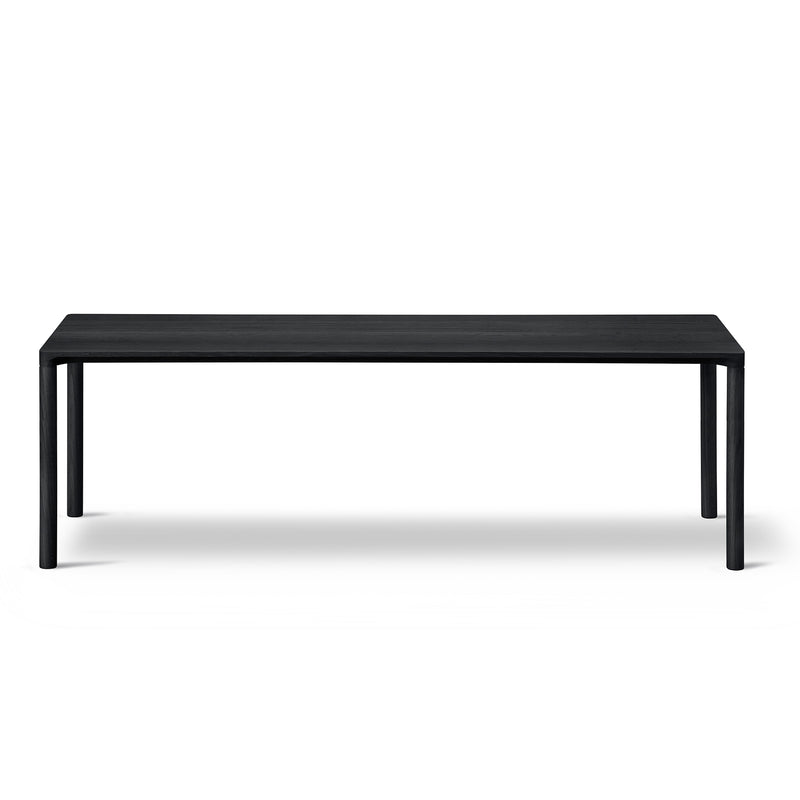 Fredericia - Piloti Sofatisch | 39 x 120 x 41 cm / Eiche schwarz lackiert