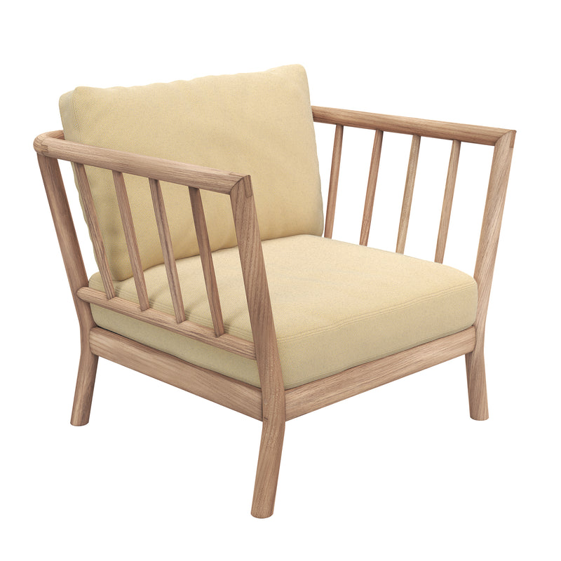 Fritz Hansen - Skagerak Tradition Outdoor Lounge Chair | honiggelb