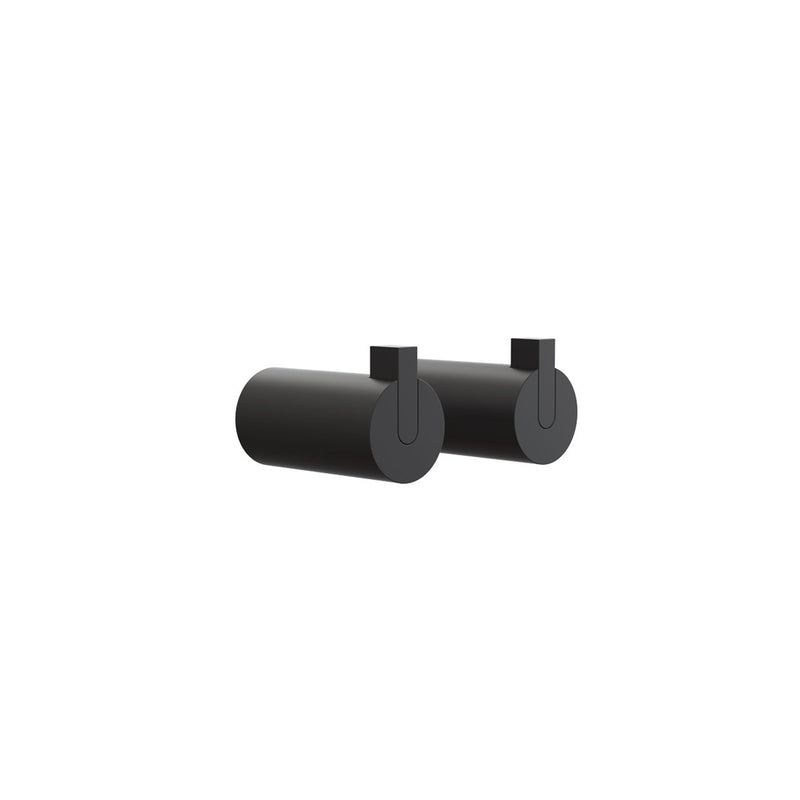Frost - Nova 2 Wandhaken | Ø 16 x T 27 mm / schwarz