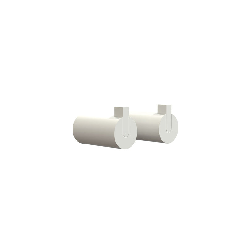 Frost - Nova 2 Wandhaken | Ø 16 x T 27 mm / weiß