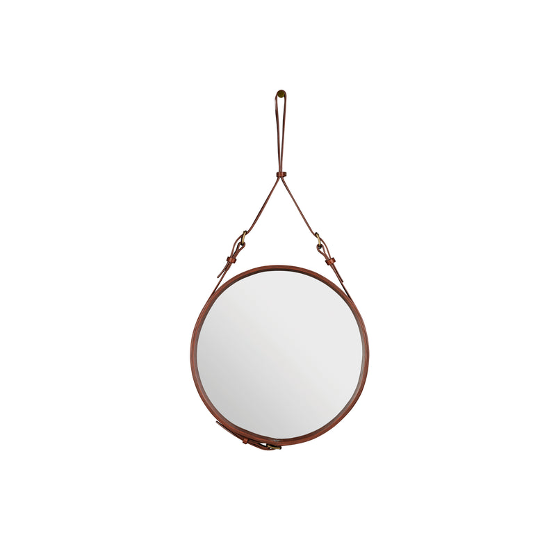 Gubi - Adnet Spiegel | Ø 45 cm / braun