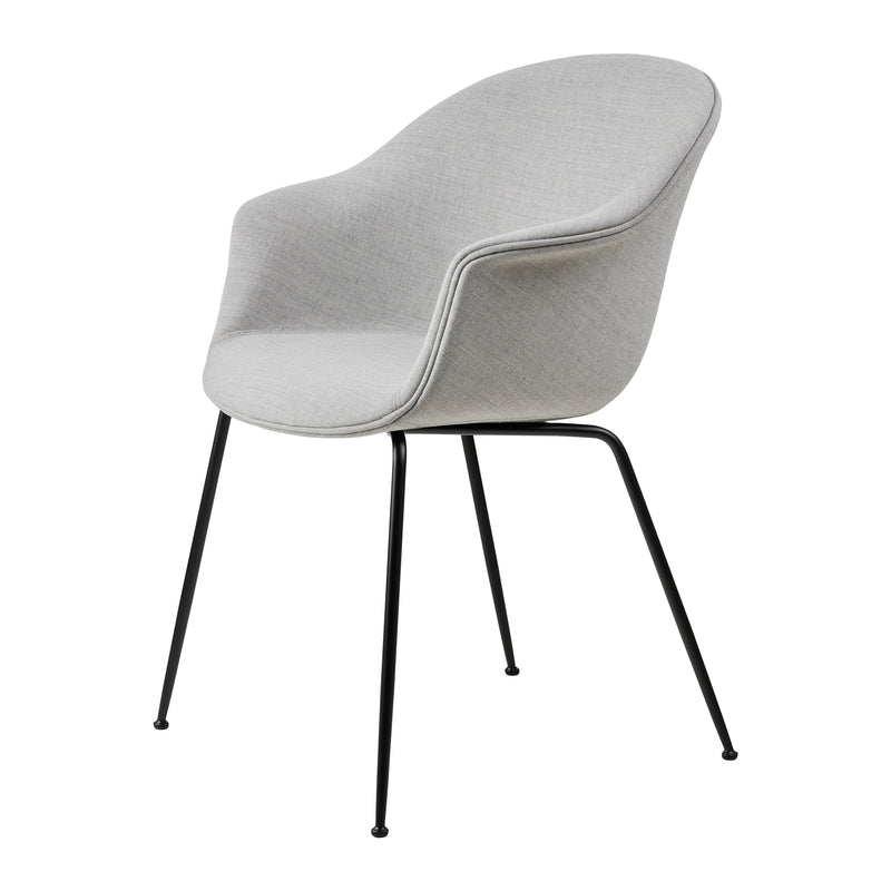 Gubi - Bat Dining Stuhl mit Vollpolsterung | Kvadrat Remix 3 (123) / Conic Base