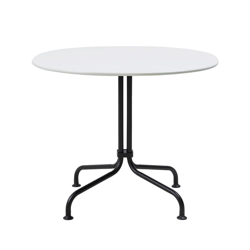 Gubi - Carmel Bistro Loungetisch | schwarz/rock red