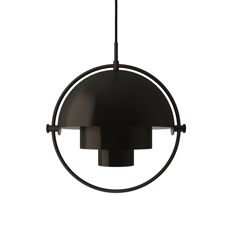 Gubi - Multi-Lite Pendelleuchte S | Messing schwarz/schwarz