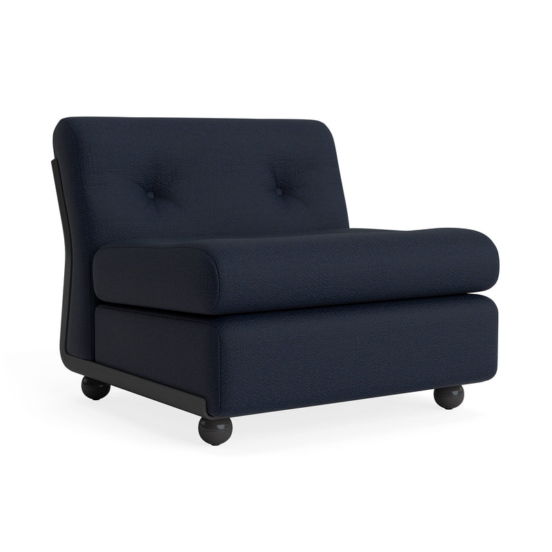 HAY - Amanta 1-Sitzer Sofa | HAY Maglia anthrazit/blauschwarz