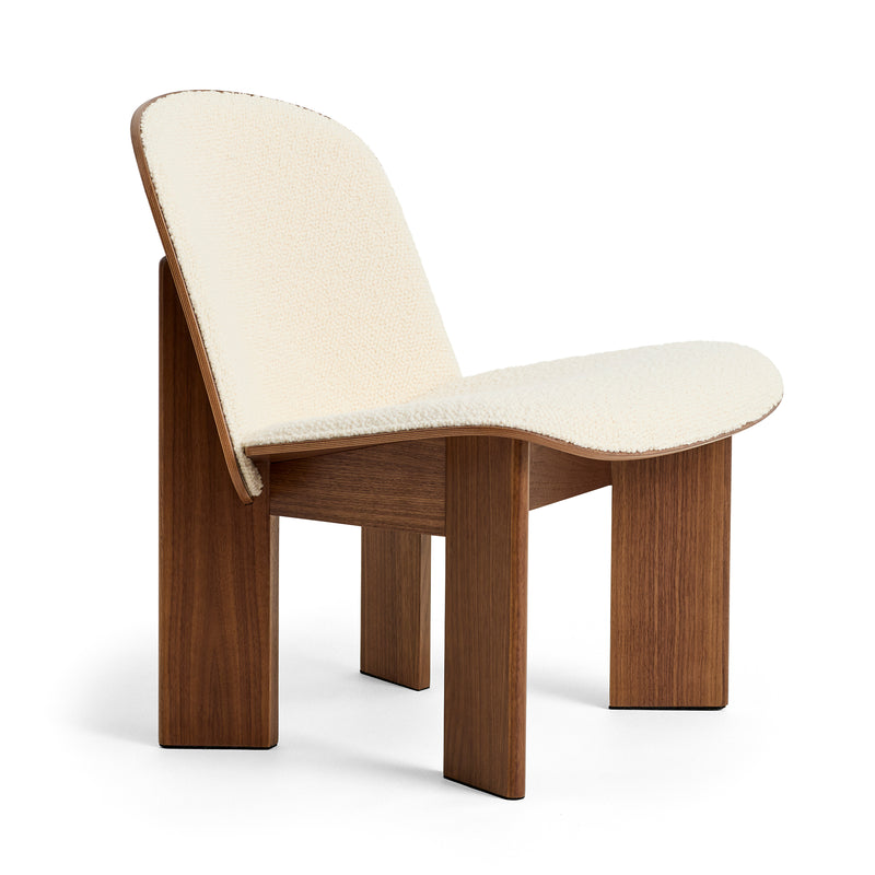 HAY - Chisel Lounge Chair | Volume 01 creme / Nussbaum/creme