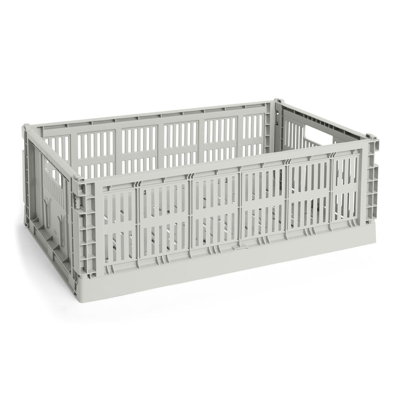 HAY - Colour Crate Korb L recycled | Single / L / grey