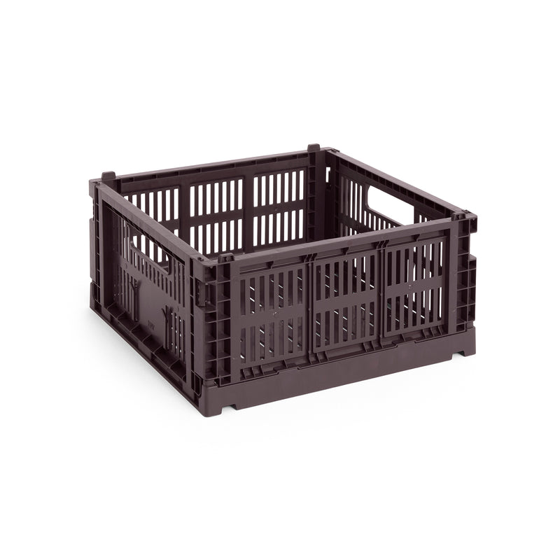 HAY - Colour Crate Korb Square | M / bordeaux