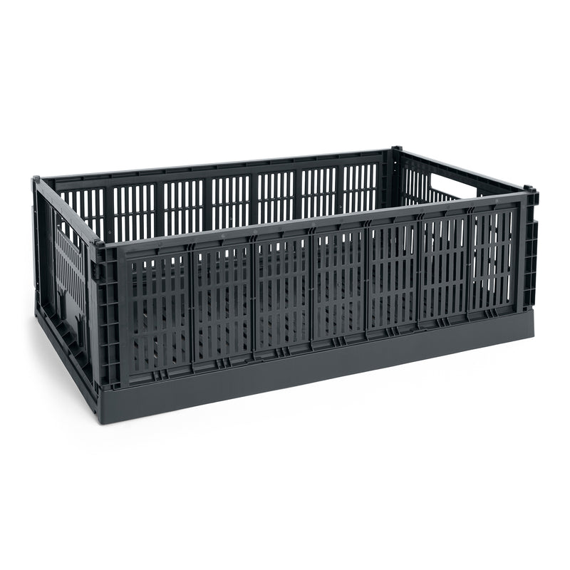 HAY - Colour Crate Korb XL recycled | charcoal