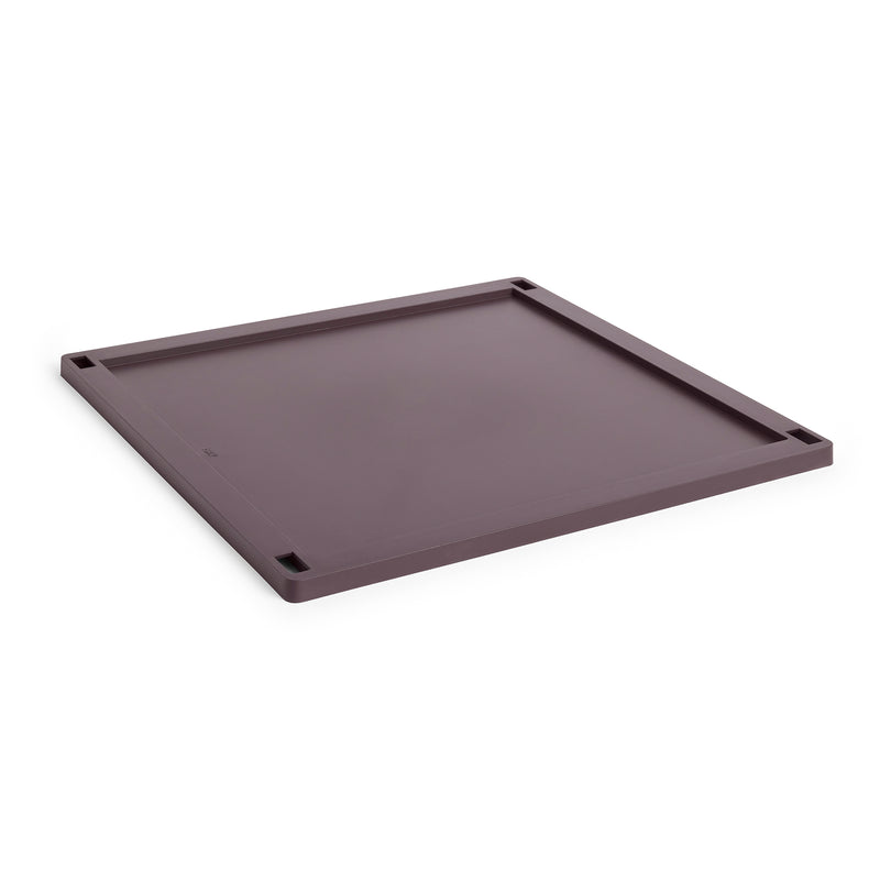 HAY - Deckel für Colour Crate Square Korb | Kunststoff / L / bordeaux
