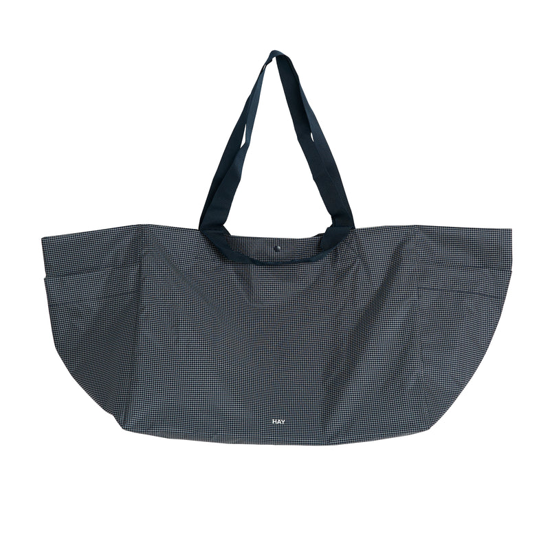 HAY - Grid Weekend Bag | dunkelblau
