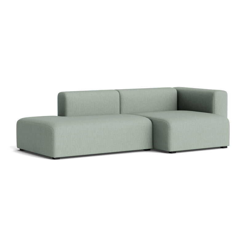 HAY - Mags Sofa 2,5-Sitzer | Metaphor hellgrün (023) / Armlehne rechts / Kombination 3