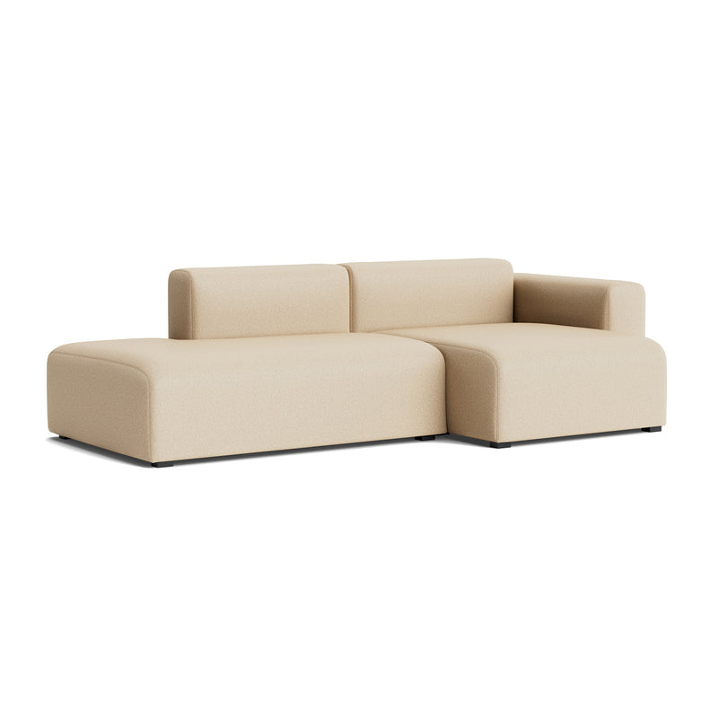 HAY - Mags Sofa 2,5-Sitzer mit niedriger Armlehne | Kvadrat Hallingdal 65 beige (220) / Armlehne rechts / Kombination 3
