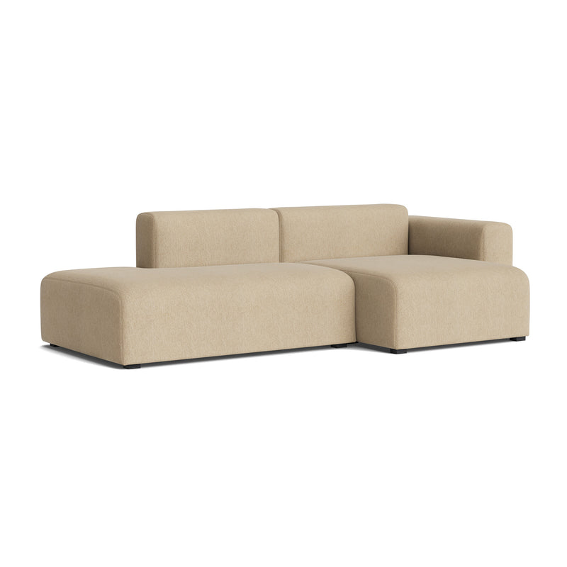 HAY - Mags Sofa 2,5-Sitzer mit niedriger Armlehne | Turf sand / Armlehne rechts / Kombination 3