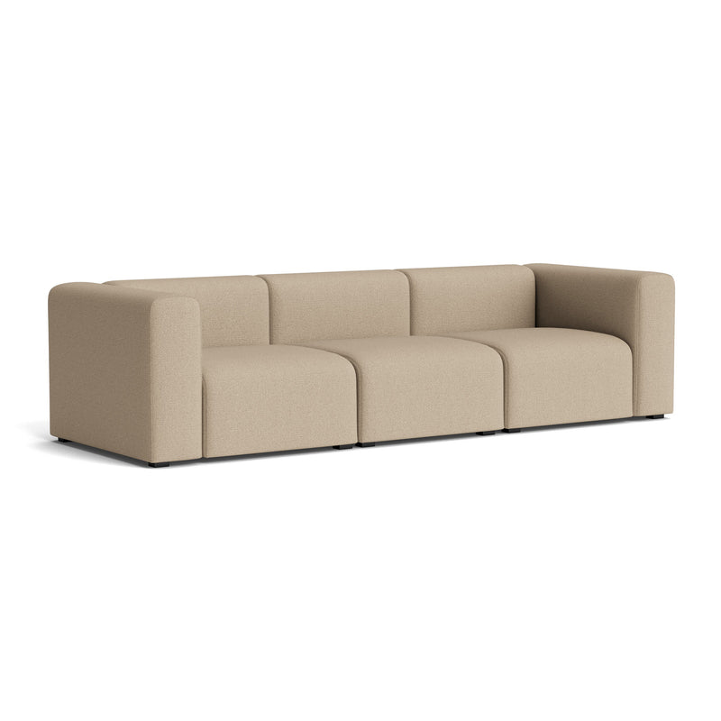 HAY - Mags Sofa 3-Sitzer | Maglia warm grey / Armlehne beidseitig / Kombination 1