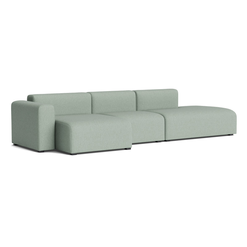 HAY - Mags Sofa 3-Sitzer | Metaphor hellgrün (023) / Armlehne links / Kombination 4