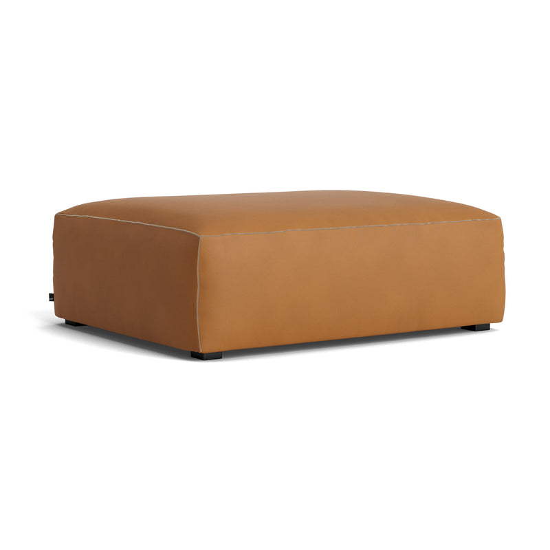 HAY - Mags Soft Ottoman | Leder Sense Cognac / S