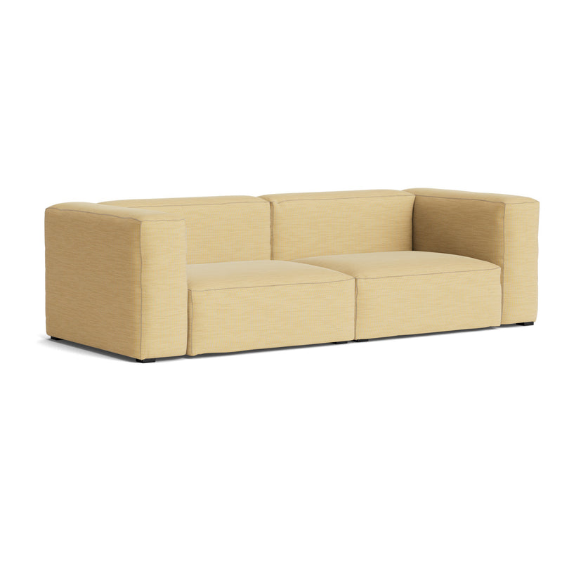 HAY - Mags Soft Sofa 2,5-Sitzer | Yuma gelb (833) / Armlehne beidseitig / Kombination 1