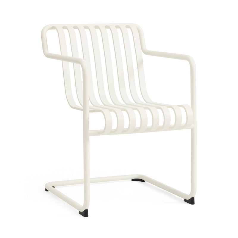 HAY - Palissade Cantilever Dining Armlehnenstuhl | cremeweiß