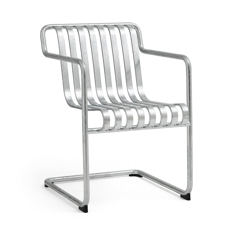 HAY - Palissade Cantilever Dining Armlehnenstuhl | verzinkt