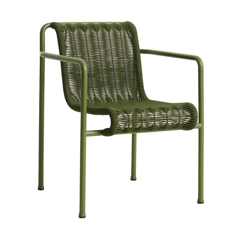 HAY - Palissade Cord Dining Armchair | olivgrün