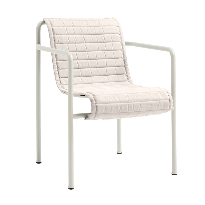 HAY - Palissade Quilted Cushion für Dining Armchair | cremeweiß