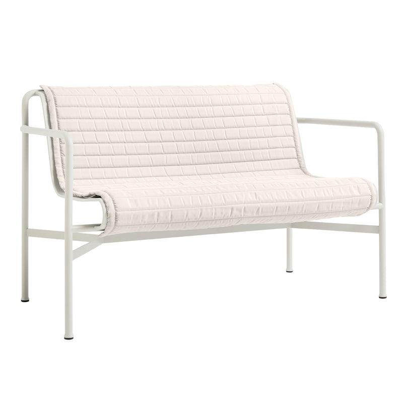 HAY - Palissade Quilted Cushion für Dining Bench | cremeweiß