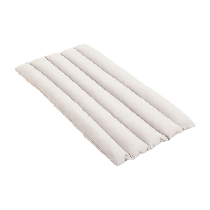 HAY - Palissade Soft Quilted Cushion für Lounge Chair | cremeweiiß / Soft Quilted Cushion, für Lounge Chair Low