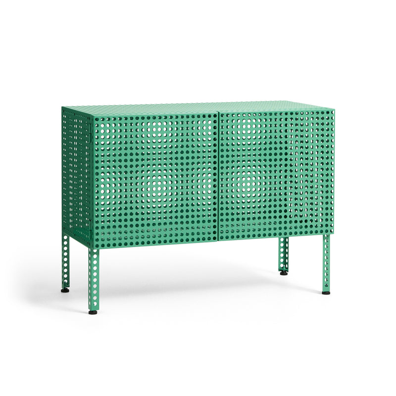 HAY - Perforated Cabinet | small / soft jade