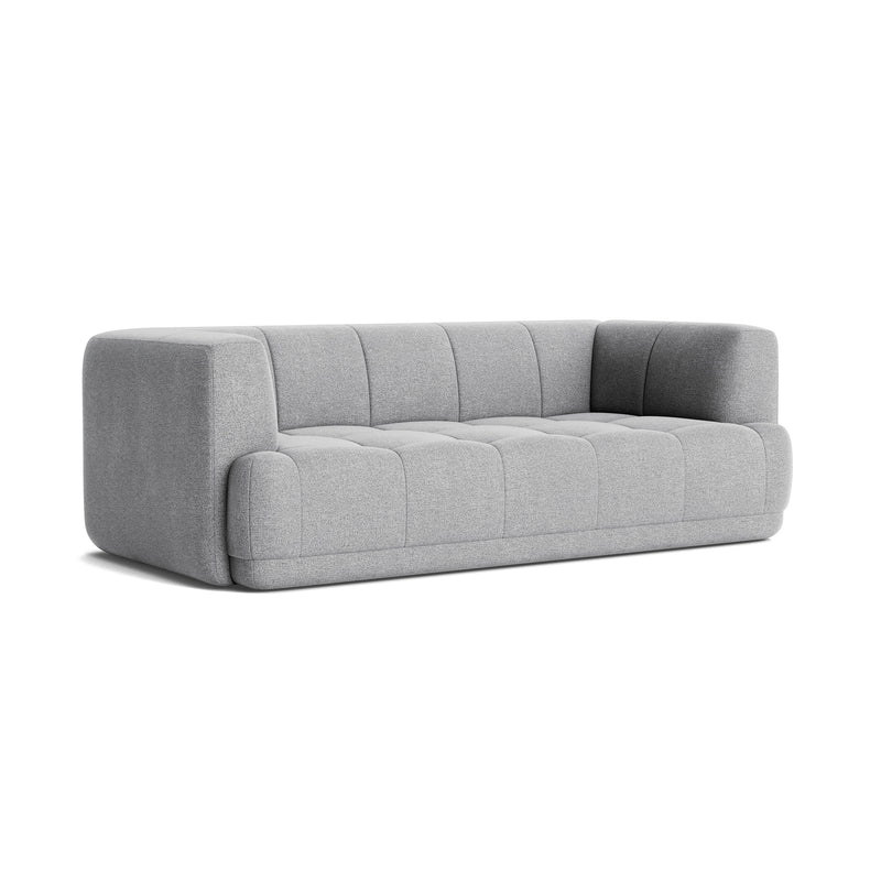 HAY - Quilton 2-Sitzer Sofa | Kvadrat Hallingdal 65 grau (130)