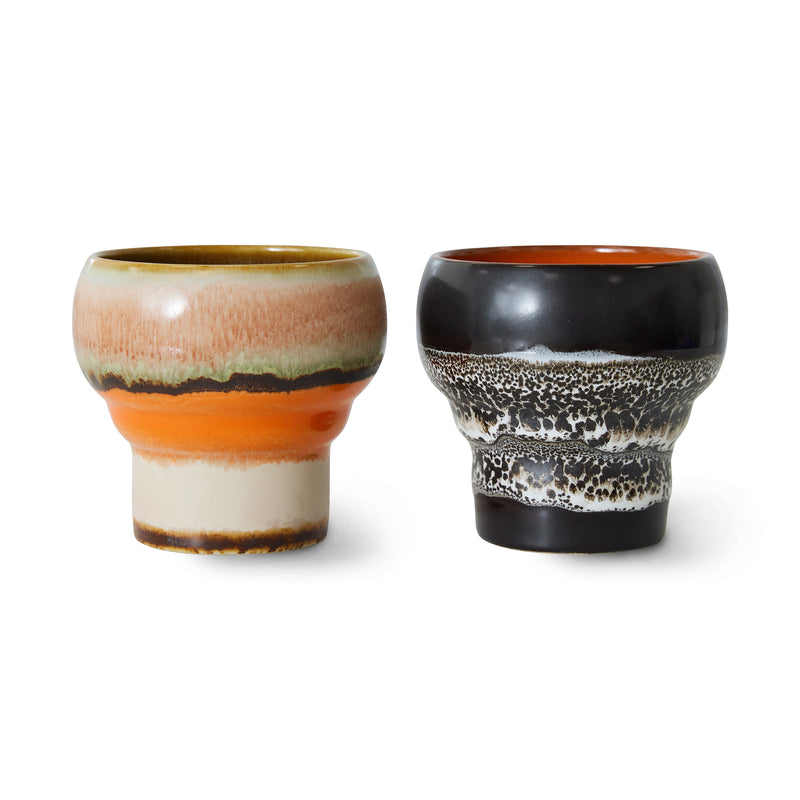 HKliving - 70's Lungobecher | basalt