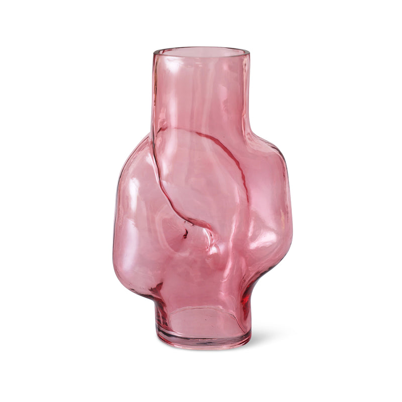 HKliving - Gleam Glasvase | high / rose