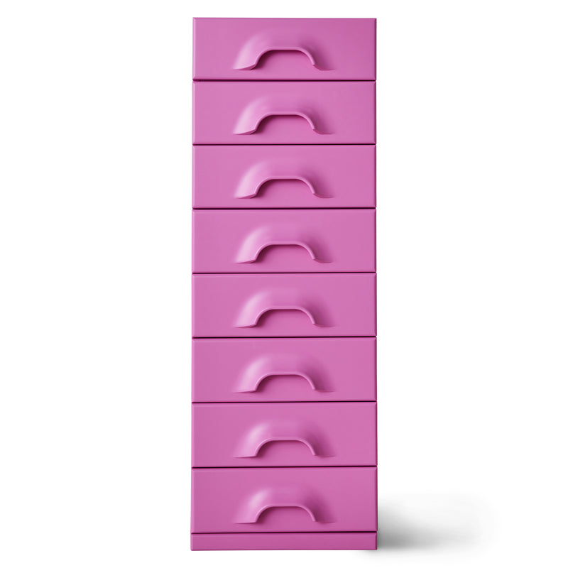 HKliving - Kommode | mit 8 Schubladen / urban pink