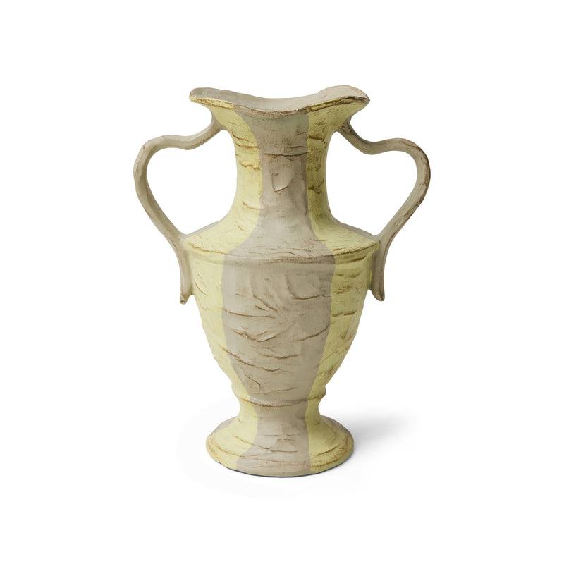 HKliving - New Classics Vase | cream stripes
