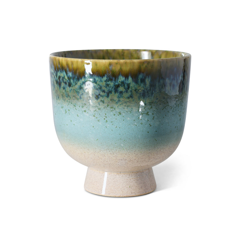 HKliving - Retro Blumentopf | Ø 20,5 cm / lagoon