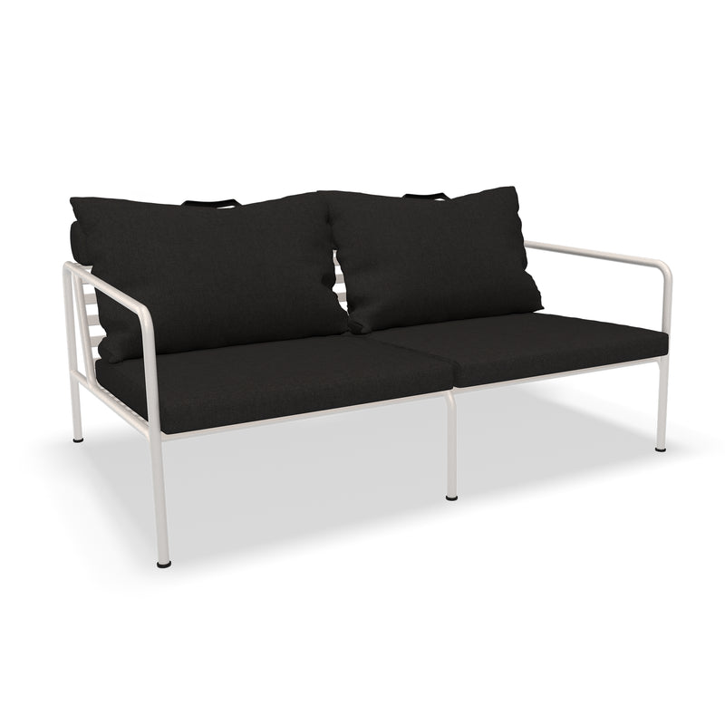 HOUE - AVON Sofa 2-Sitzer | charcoal / muted white