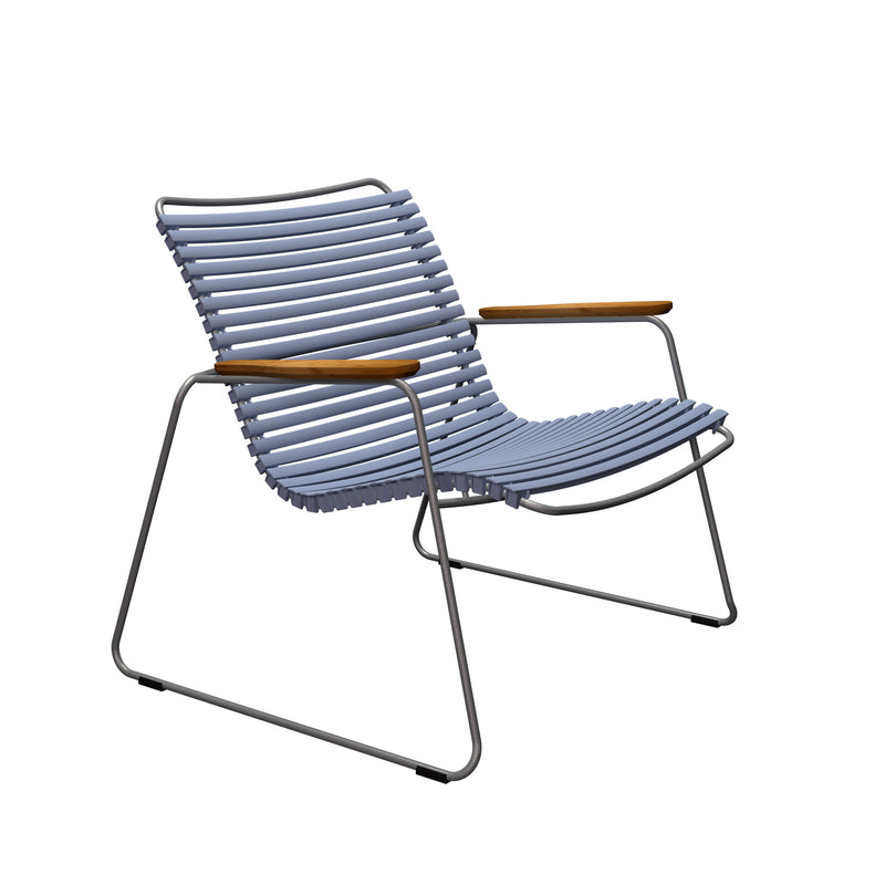 HOUE - CLICK Roomy Outdoor Lounge Chair | taubenblau