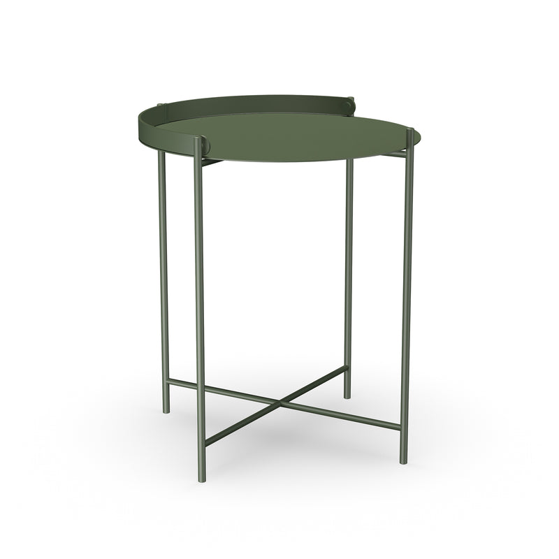 HOUE - EDGE Beistelltisch | Ø 46 cm / olivgrün