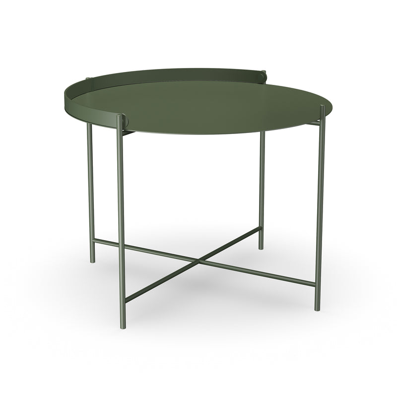 HOUE - EDGE Beistelltisch | Ø 62 cm / olivgrün
